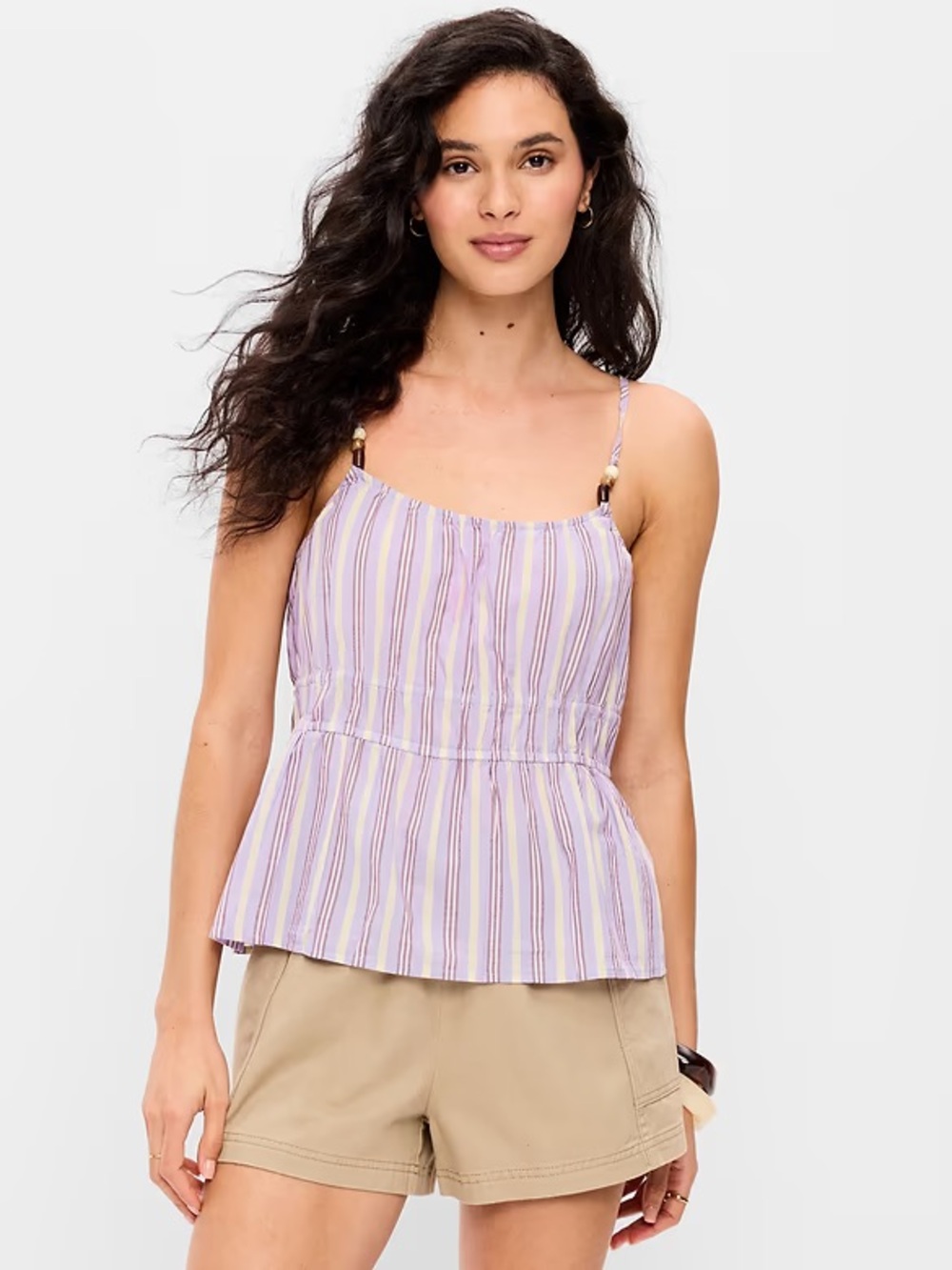 Fitted Smocked Tank Top XL Tall